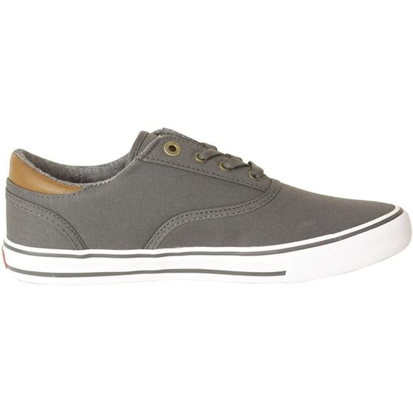 Levi's Mens Ethan CT Canvas II Sneaker, Charcoal, Gray Size 10.5 - Picture 2 of 7
